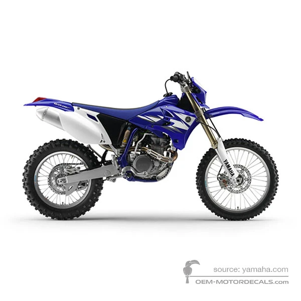 Stickers voor Yamaha WR450F 2006 - Blauw • Yamaha OEM Stickers