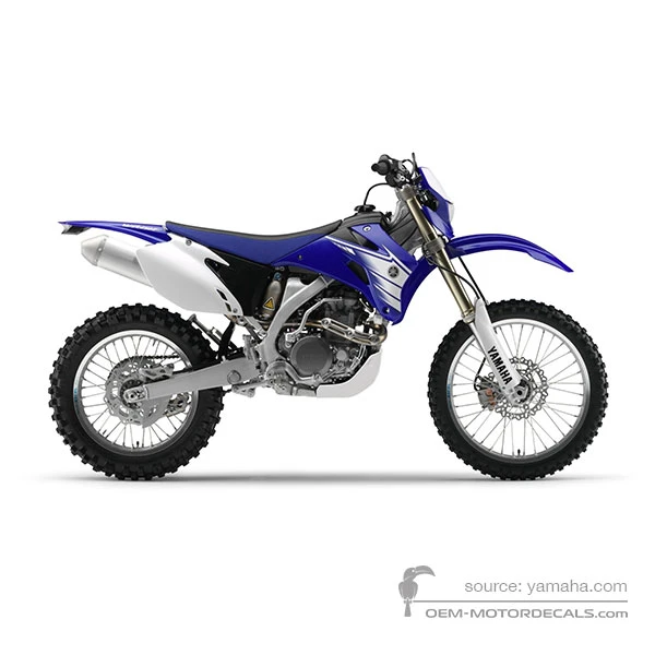 Aufkleber für Yamaha WR450F 2007 - Blau • Yamaha OEM-Aufkleber