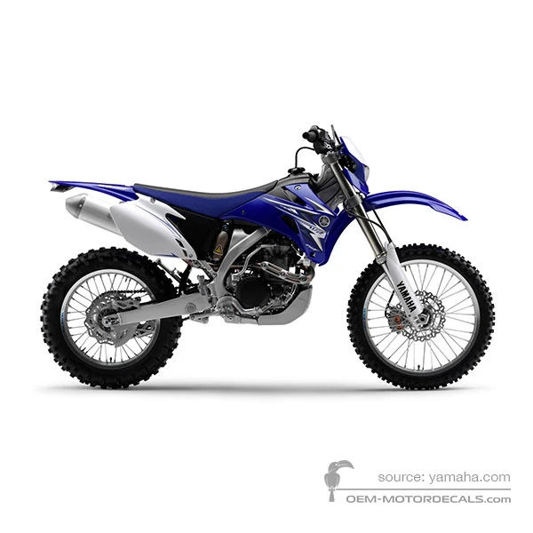 Aufkleber für Yamaha WR450F 2009 - Blau • Yamaha OEM-Aufkleber