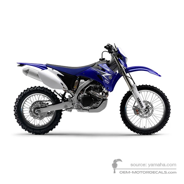Pegatinas para Yamaha WR450F 2010 - Azul • Yamaha Pegatinas OEM