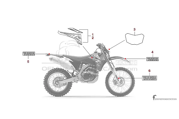 Yamaha WR450F 2010 - Blau