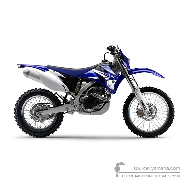 Aufkleber für Yamaha WR450F 2011 - Blau • Yamaha OEM-Aufkleber