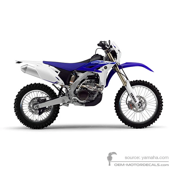 Pegatinas para Yamaha WR450F 2013 - Azul • Yamaha Pegatinas OEM