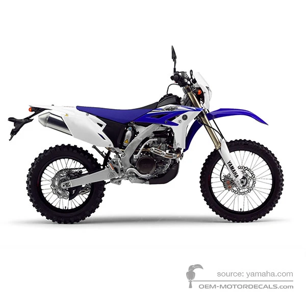 Decals for Yamaha WR450F 2014 - Blue • Yamaha OEM Decals