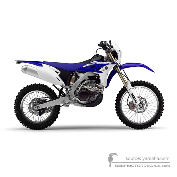 Aufkleber für Yamaha WR450F 2015 - Blau • Yamaha OEM-Aufkleber
