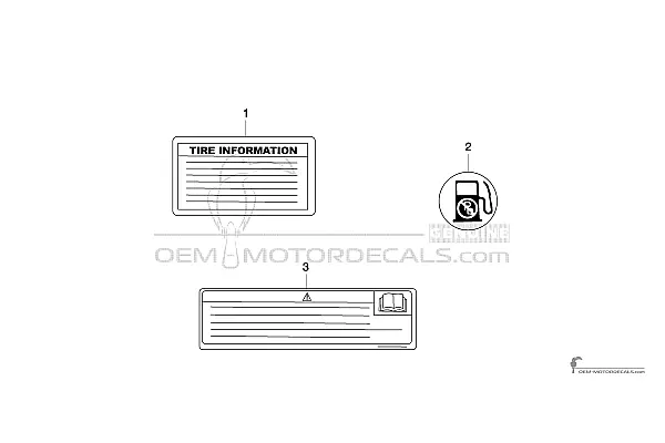 Yamaha XJ6 DIVERSION - Caution labels