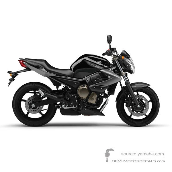 Adesivi per Yamaha XJ6 DIVERSION 2010 - Nero • Yamaha Adesivi OEM
