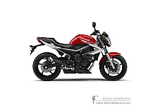 Aufkleber für Yamaha XJ6 DIVERSION 2010 - Rot • Yamaha OEM-Aufkleber