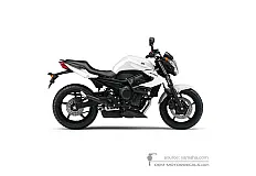 Stickers voor Yamaha XJ6 DIVERSION 2011 - Wit • Yamaha OEM Stickers
