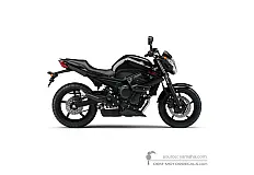 Autocollants pour Yamaha XJ6 DIVERSION 2011 - Noir • Yamaha Autocollants OEM
