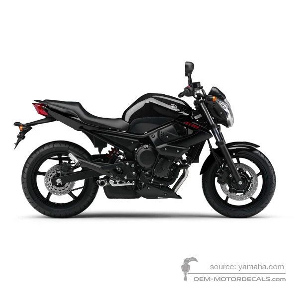 Aufkleber für Yamaha XJ6 DIVERSION 2011 - Schwarz • Yamaha OEM-Aufkleber
