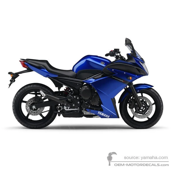 Adesivi per Yamaha XJ6F DIVERSION 2010 - Blu • Yamaha Adesivi OEM