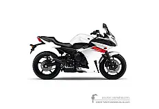 Decals for Yamaha XJ6F DIVERSION 2011 - White • Yamaha OEM Decals