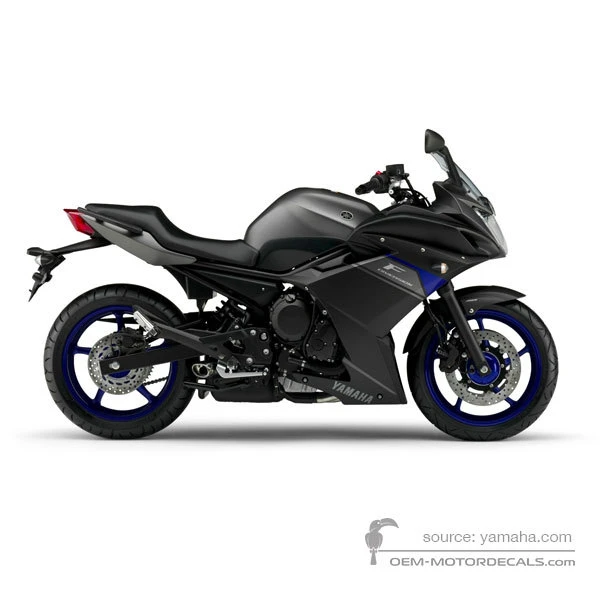 Stickers voor Yamaha XJ6F DIVERSION 2013 - Grijs • Yamaha OEM Stickers