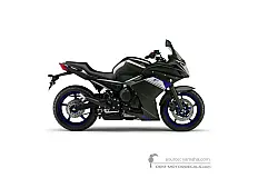 Decals for Yamaha XJ6F DIVERSION 2014 - Black • Yamaha OEM Decals