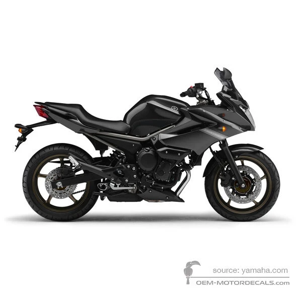 Autocollants pour Yamaha XJ6S DIVERSION 2009 - Gris • Yamaha Autocollants OEM
