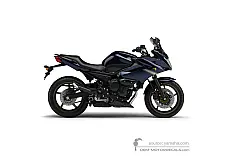 Decals for Yamaha XJ6S DIVERSION 2009 - Blue • Yamaha OEM Decals
