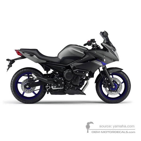 Stickers voor Yamaha XJ6S DIVERSION 2013 - Grijs • Yamaha OEM Stickers