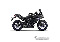 Autocollants pour Yamaha XJ6S DIVERSION 2014 - Gris • Yamaha Autocollants OEM