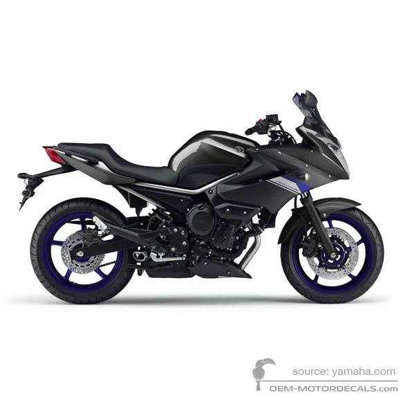 Stickers voor Yamaha XJ6S DIVERSION 2014 - Grijs • Yamaha OEM Stickers