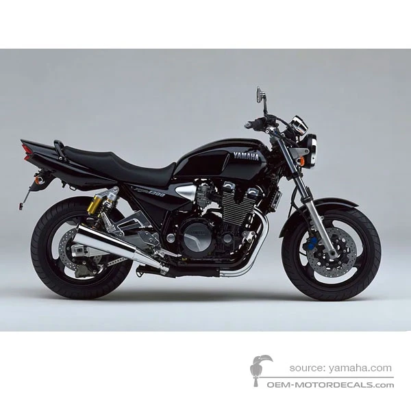 Adesivi per Yamaha XJR1300 2001 - Nero • Yamaha Adesivi OEM