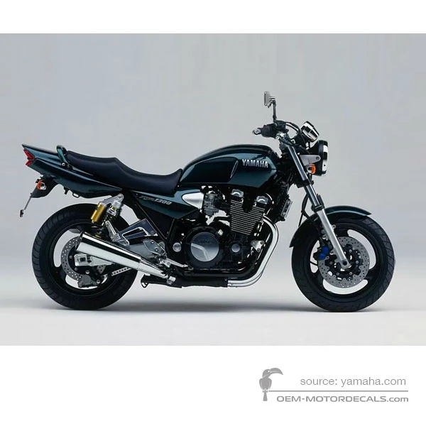 Adesivi per Yamaha XJR1300 1999 - Verde • Yamaha Adesivi OEM