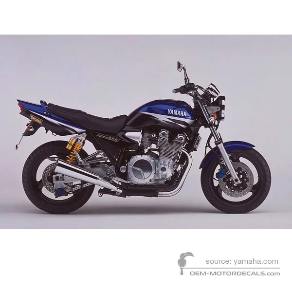Pegatinas para Yamaha XJR1300 2002 - Azul • Yamaha Pegatinas OEM