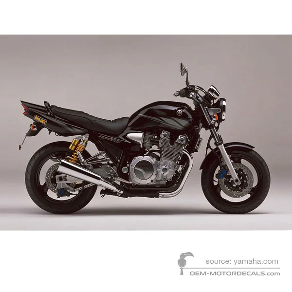 Adesivi per Yamaha XJR1300 2003 - Nero • Yamaha Adesivi OEM
