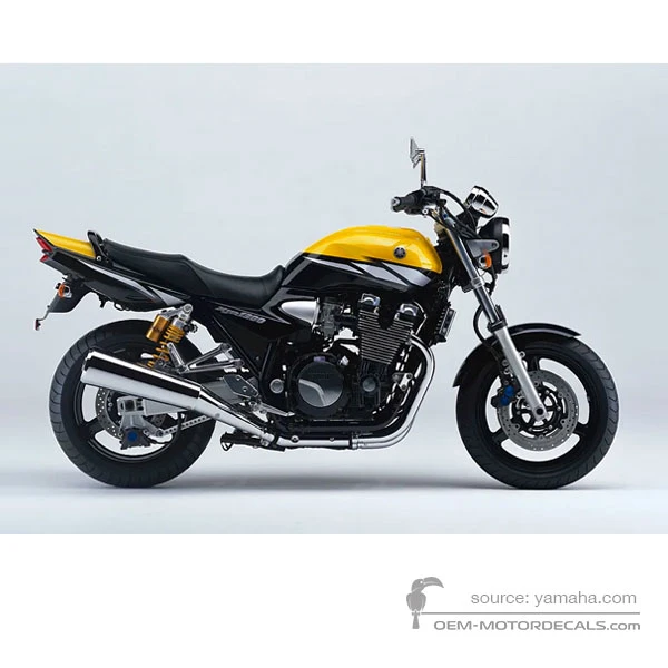 Adesivi per Yamaha XJR1300 2003 - Giallo • Yamaha Adesivi OEM