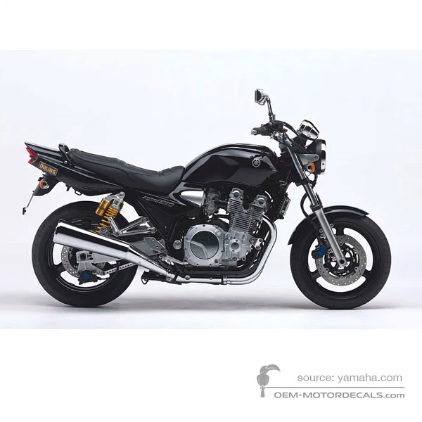 Adesivi per Yamaha XJR1300 2009 - Nero • Yamaha Adesivi OEM