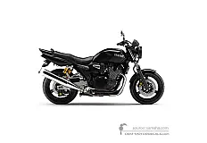 Stickers voor Yamaha XJR1300 2013 - Zwart • Yamaha OEM Stickers