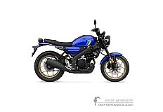 Decals for Yamaha XSR125 2024 - Blue • Yamaha OEM Decals