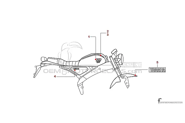 Yamaha XSR125 2025 Legacy - Zilver