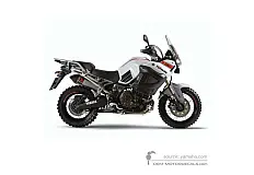 Autocollants pour Yamaha XT1200Z SUPER TENERE World Crosser 2017 - Blanc • Yamaha Autocollants OEM