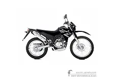 Aufkleber für Yamaha XT125R 2005 - Schwarz • Yamaha OEM-Aufkleber