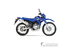 Naklejki do Yamaha XT125R 2006 - Niebieski • Yamaha Naklejki OEM
