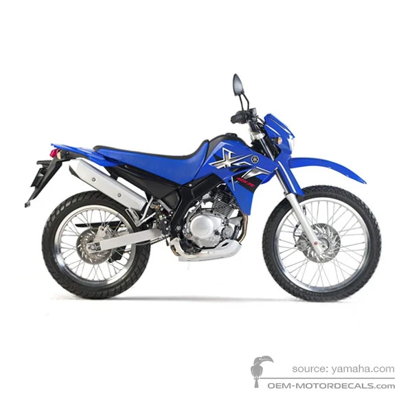 Aufkleber für Yamaha XT125R 2006 - Blau • Yamaha OEM-Aufkleber