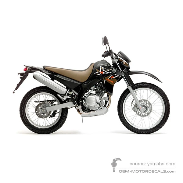 Aufkleber für Yamaha XT125R 2007 - Schwarz • Yamaha OEM-Aufkleber