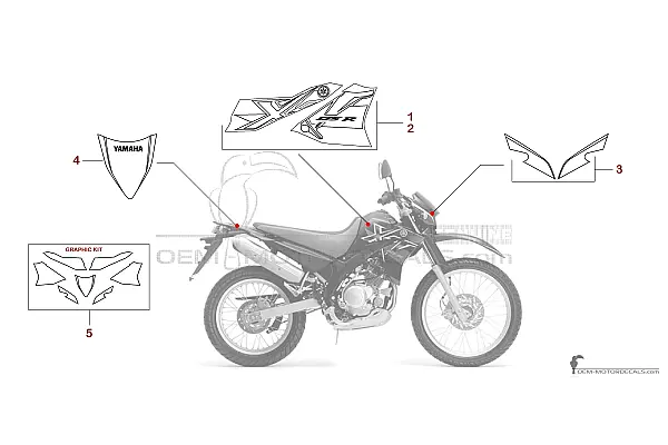 Yamaha XT125R 2007 - Schwarz