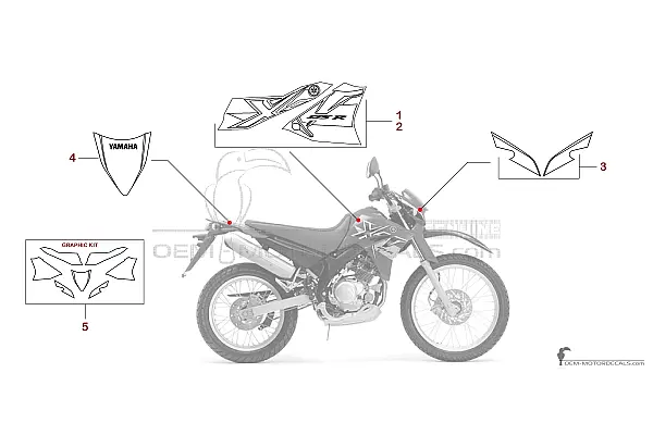 Yamaha XT125R 2007 - Blu