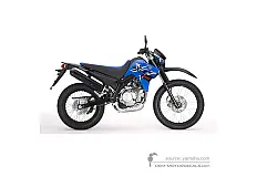Aufkleber für Yamaha XT125R 2008 - Blau • Yamaha OEM-Aufkleber