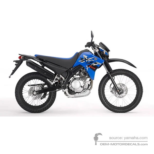 Pegatinas para Yamaha XT125R 2008 - Azul • Yamaha Pegatinas OEM