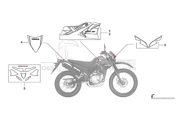 Yamaha XT125R 2008 - Blau