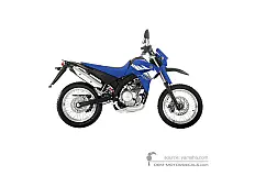 Aufkleber für Yamaha XT125X 2005 - Blau • Yamaha OEM-Aufkleber