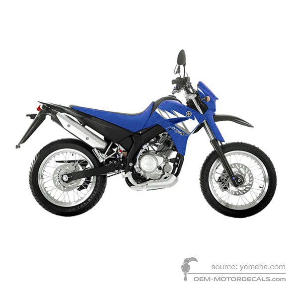 Aufkleber für Yamaha XT125X 2005 - Blau • Yamaha OEM-Aufkleber
