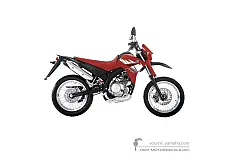Decals for Yamaha XT125X 2005 - Red • Yamaha OEM Decals