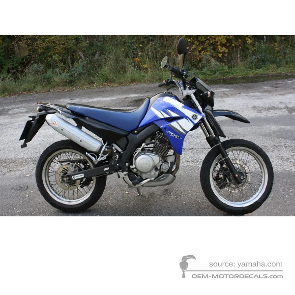 Autocollants pour Yamaha XT125X 2006 - Bleu • Yamaha Autocollants OEM