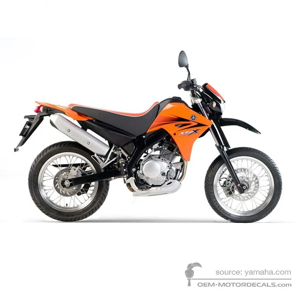 Pegatinas para Yamaha XT125X 2006 - Naranja • Yamaha Pegatinas OEM