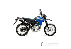 Pegatinas para Yamaha XT125X 2007 - Azul • Yamaha Pegatinas OEM