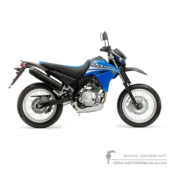 Pegatinas para Yamaha XT125X 2007 - Azul • Yamaha Pegatinas OEM
